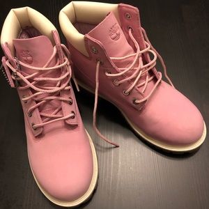 Pink Timberlands